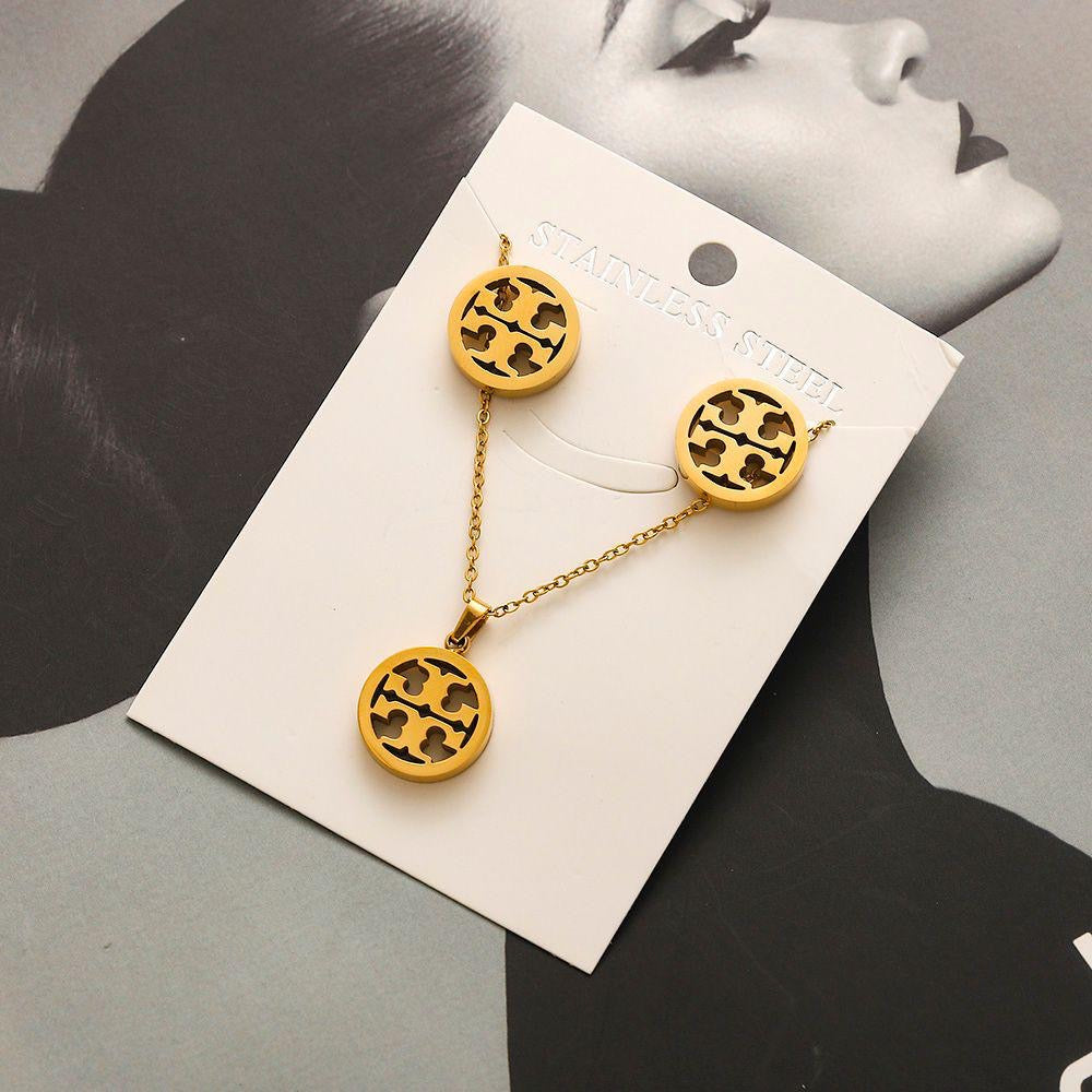 Luxury Stainless Steel Jewelry Set